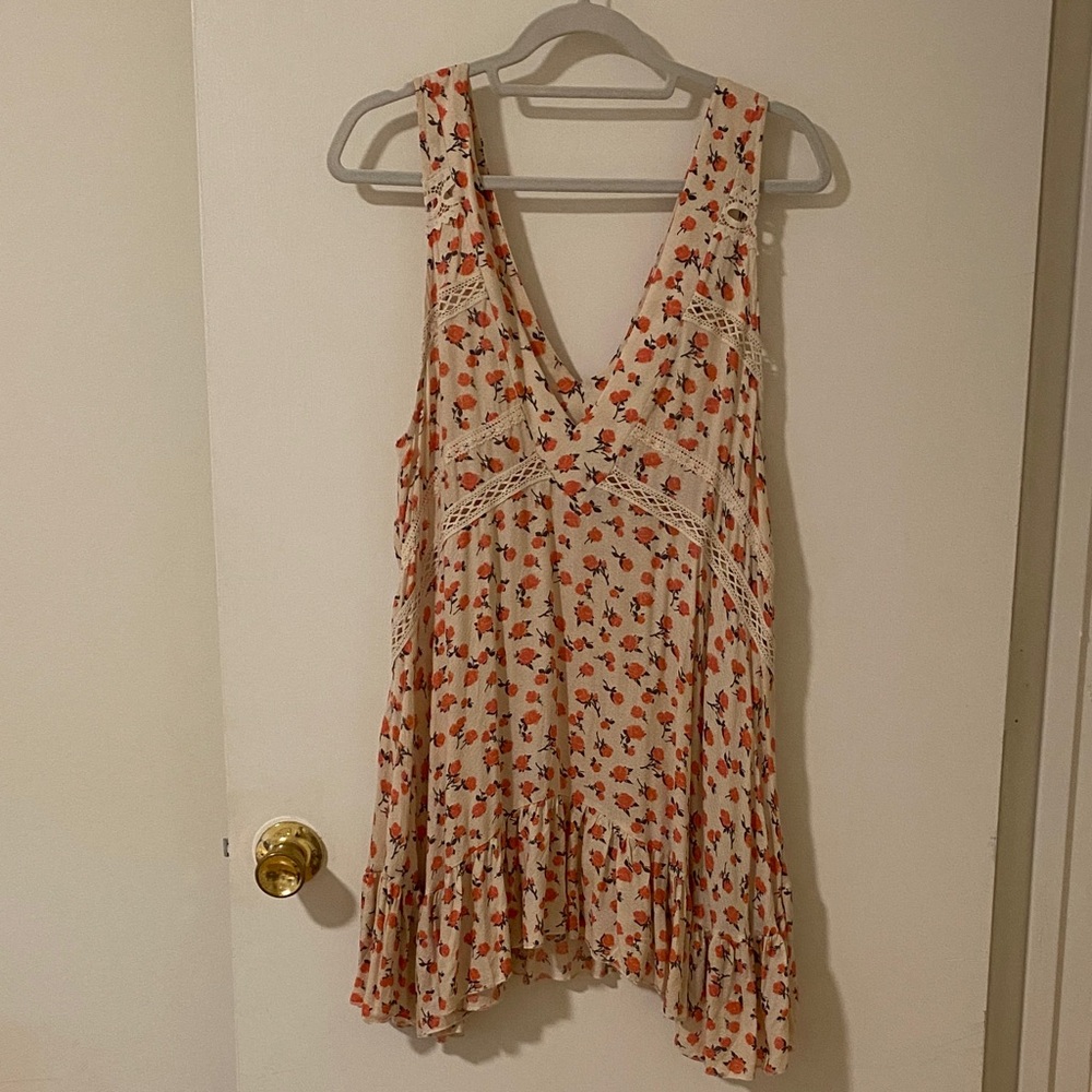 Free People Floral Mini Dress